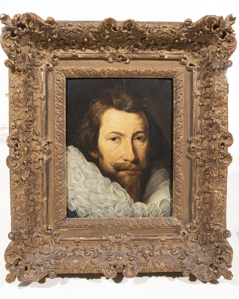 (Circle of) Jan van Ravesteyn 1572 – 1657 Head of a bearded man oil in panel