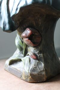 A.J. Scotte Fleur des champs art nouveau buste meisje terracotta – foto 7